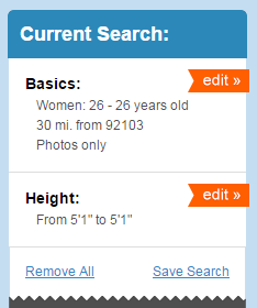 online dating height